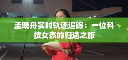 孟晚舟实时轨迹追踪：一位科技女杰的归途之旅