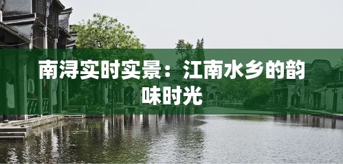 南浔实时实景：江南水乡的韵味时光