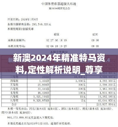 新澳2024年精准特马资料,定性解析说明_尊享版5.605