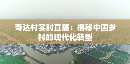 奇达村实时直播：揭秘中国乡村的现代化转型