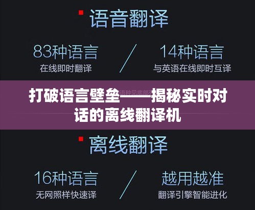 打破语言壁垒——揭秘实时对话的离线翻译机