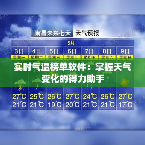 实时气温榜单软件：掌握天气变化的得力助手