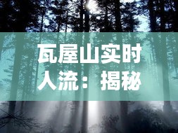 瓦屋山实时人流：揭秘热门景区的动态人潮现象