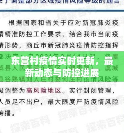 东营村疫情实时更新，最新动态与防控进展
