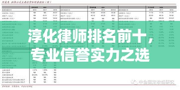淳化律师排名前十，专业信誉实力之选
