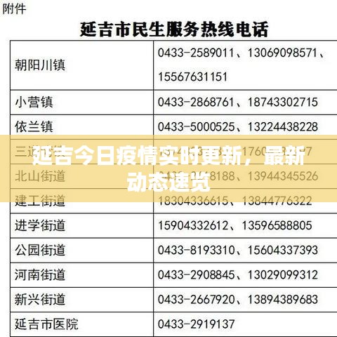 延吉今日疫情实时更新，最新动态速览
