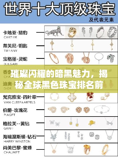 璀璨闪耀的暗黑魅力，揭秘全球黑色珠宝排名前十名！