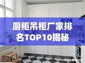 厨柜吊柜厂家排名TOP10揭秘，行业深度洞察与权威分析
