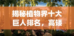 揭秘植物界十大巨人排名，高矮之战震撼你的视觉！