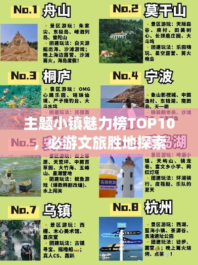 主题小镇魅力榜TOP10，必游文旅胜地探索
