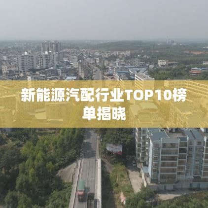 新能源汽配行业TOP10榜单揭晓