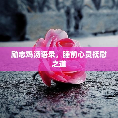励志鸡汤语录，睡前心灵抚慰之道
