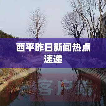 西平昨日新闻热点速递