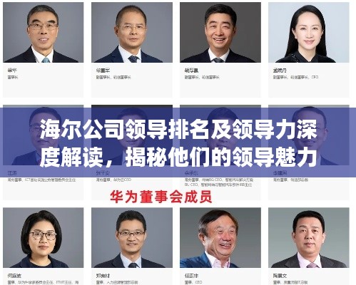 海尔公司领导排名及领导力深度解读，揭秘他们的领导魅力与智慧