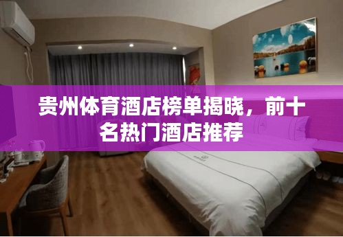 贵州体育酒店榜单揭晓，前十名热门酒店推荐